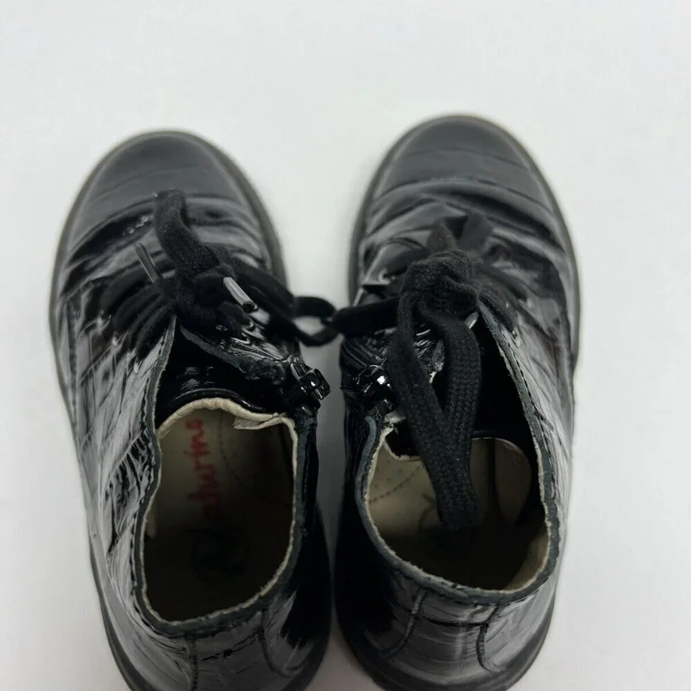 Naturino Kids Hi Top Sneaker Black US12 M EU29